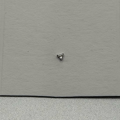 Топ Трехлистник White Gold безрезьбовой